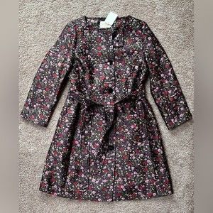 Kate Spade Ma Cherie Boho Floral Jacquard Coat